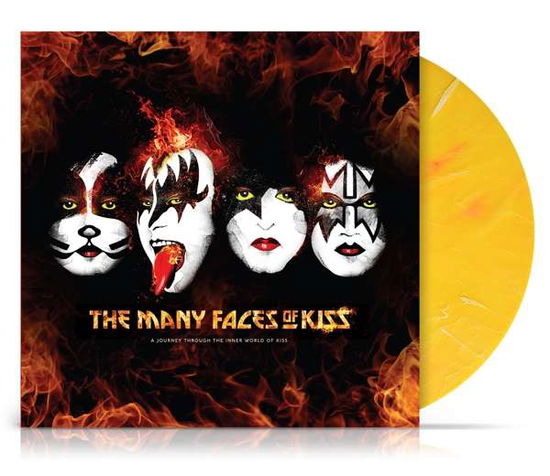 Cover for Kiss.=V/A= · Many Faces Of Kiss (LP) [Coloured edition] (2019)