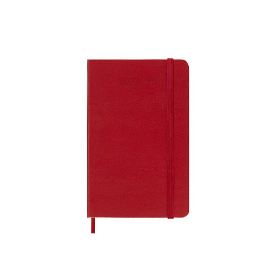 Cover for Moleskine · Moleskine 2025 18-Month Weekly Pocket Hardcover Notebook : Scarlet Red (Pocketbok) (2024)