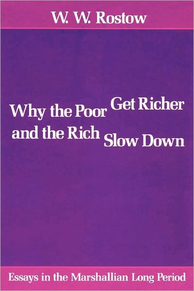 Why the Poor Get Richer and the Rich Slow Down: Essays in the Marshallian Long Period - W. W. Rostow - Kirjat - University of Texas Press - 9780292729636 - sunnuntai 1. kesäkuuta 1980