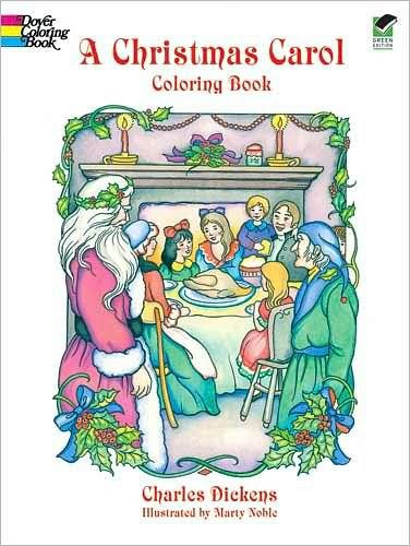 Cover for Charles Dickens · A Christmas Carol - Dover Holiday Coloring Book (MERCH) [Abridged edition] (2003)