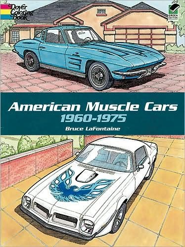 Cover for Lafontaine Lafontaine · American Muscle Cars - Dover History Coloring Book (Pocketbok) (2003)