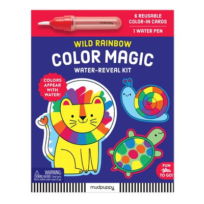 Wild Rainbow Color Magic Water-Reveal Kit - Mudpuppy - Bücher - Galison - 9780735381636 - 13. Februar 2025