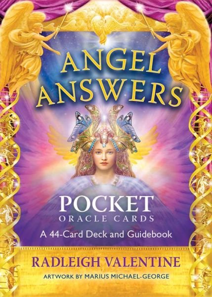 Cover for Radleigh Valentine · Angel Answers Pocket Oracle Cards: A 44-Card Deck and Guidebook (Flashcards) [Mini deck edition] (2023)