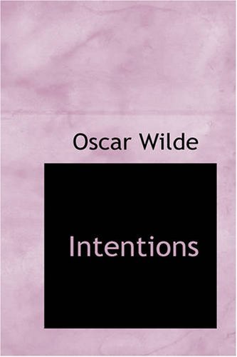 Cover for Oscar Wilde · Intentions (Paperback Book) (2008)