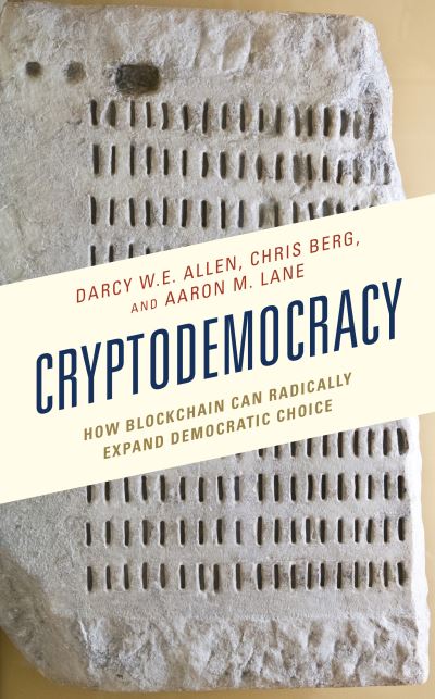 Cover for Darcy W.E. Allen · Cryptodemocracy (Hardcover Book) (2019)