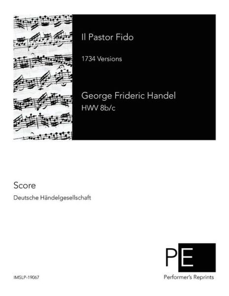 Cover for George Frideric Handel · Il Pastor Fido (Paperback Bog) (2014)