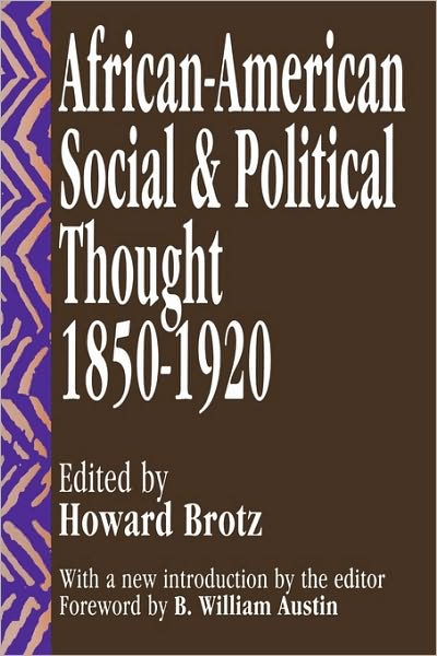 Cover for Howard Brotz · African-American Social and Political Thought: 1850-1920 (Paperback Book) (1991)