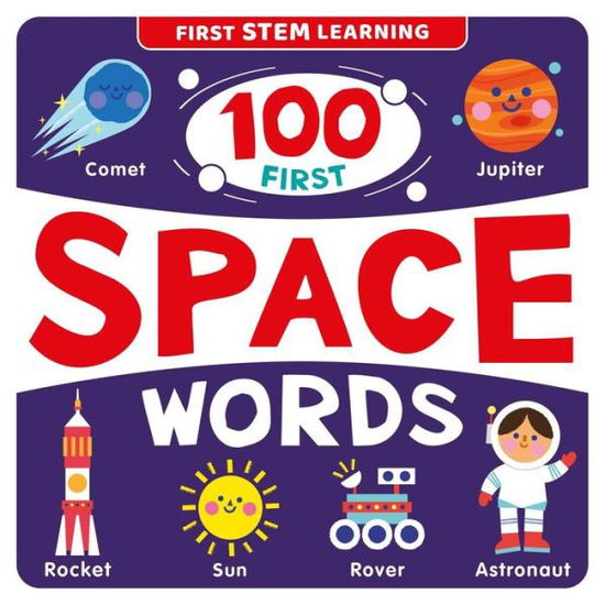 Cover for Igloobooks · 100 First Space Words (Board book) (2022)