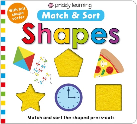 Cover for Roger Priddy · Match &amp; Sort Shapes - Priddy Learning (Board book) (2025)