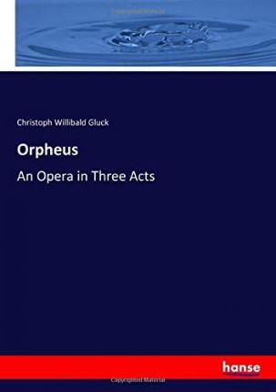 Cover for Gluck · Orpheus (Book)