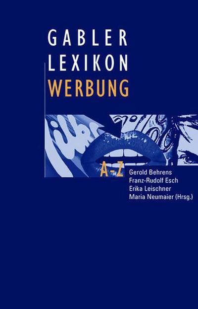 Cover for Gerold Behrens · Gabler Lexikon Werbung (Hardcover Book) [2001 edition] (2001)