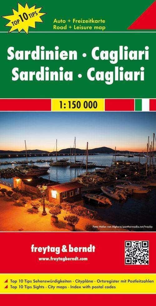 Sardinia - Cagliari Road Map 1:150 000 - Freytag & Berndt - Books - Freytag-Berndt - 9783707907636 - August 1, 2017