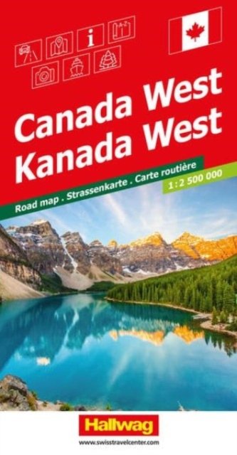 Canada West - Road maps (Landkart)