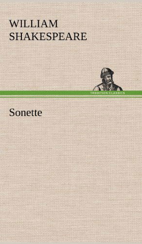 Cover for William Shakespeare · Sonette (Hardcover Book) [German edition] (2012)
