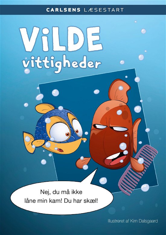 Cover for Kim Dalsgaard · Carlsens Læsestart: Carlsens Læsestart - Vilde vittigheder (Innbunden bok) [1. utgave] (2020)