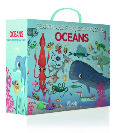 Cover for Carolina Grosa · Oceans: Search and Find Jigsaw Puzzle - Search and Find Jigsaw Puzzle (Board book) (2023)