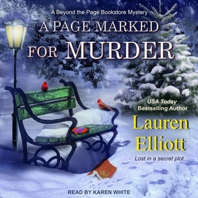 Cover for Lauren Elliott · A Page Marked for Murder Lib/E (CD) (2020)