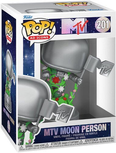 MTV 40th - Moon Person - Funko Pop! Ad Icons: - Produtos - Funko - 0889698725637 - 8 de setembro de 2023