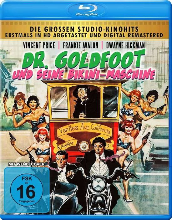 Cover for Price,vincent / Avalon,frankie / Hart,susan · Dr.goldfoot Und Seine Bikini-maschine-hd Kinofa (Blu-ray) (2020)