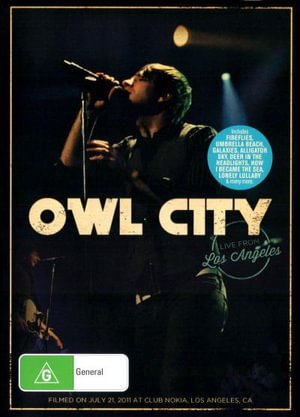 Cover for Owl City · Live from Los Angeles (DVD) (2012)