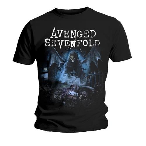 Avenged Sevenfold Unisex T-Shirt: Recurring Nightmare - Avenged Sevenfold - Fanituote - Bravado  - 5023209362637 - perjantai 2. tammikuuta 2015