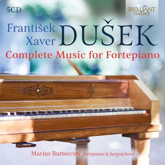 Cover for Marius Bartoccini · Dusek: Complete Music for Fortepiano (CD) (2021)