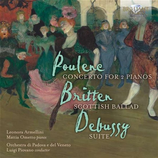 Cover for Mattia Ometto / Leonora Armelli · Poulenc. Britten. Debussy Con (CD) (2020)