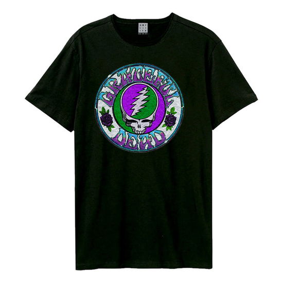 Grateful Dead Stealie Tie Dye Amplified Vintage Charcoal X Large T Shirt - Grateful Dead - Merchandise - AMPLIFIED - 5054488675637 - 5. Mai 2022