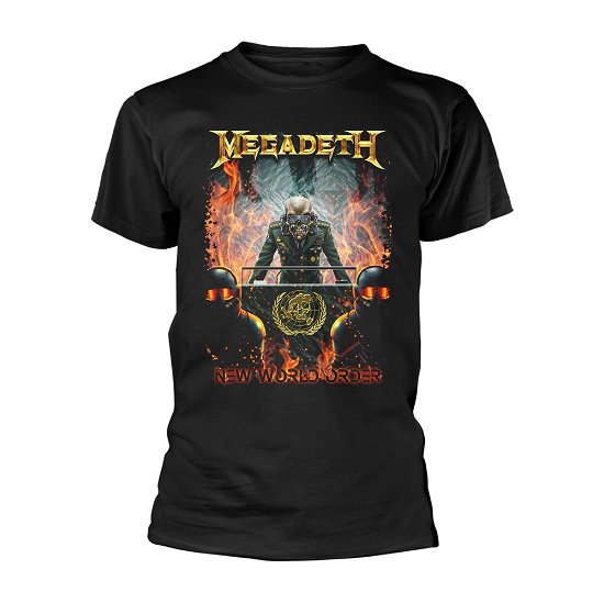 Cover for Megadeth · New World Order (T-shirt) [size S] [Black edition] (2018)
