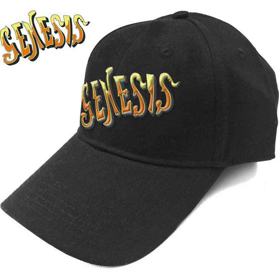 Cover for Genesis · Genesis Unisex Baseball Cap: Orange Classic Logo (CLOTHES) [Black - Unisex edition]