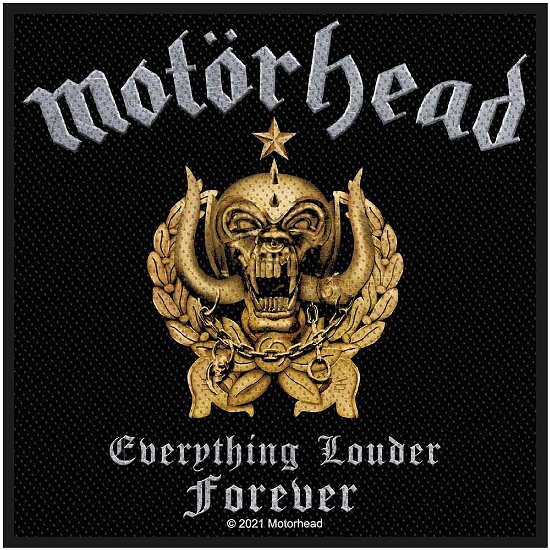 Motorhead Back Patch: Everything Louder Forever (Loose) - Motörhead - Merchandise -  - 5056365714637 - 