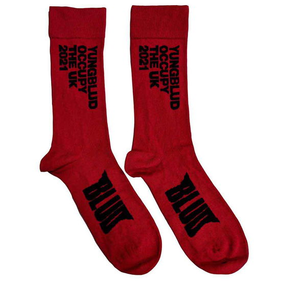 Cover for Yungblud · Yungblud Unisex Ankle Socks: Occupy the UK (Red) (UK Size 7 - 11) (CLOTHES) [size M] (2022)