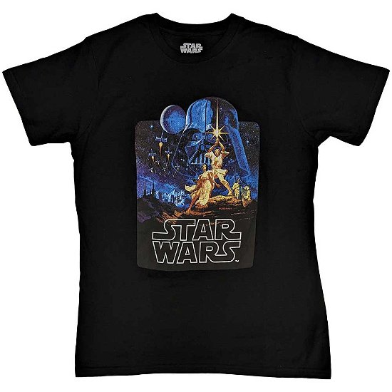 Star Wars Unisex T-Shirt: A New Hope Poster - Star Wars - Merchandise -  - 5056561099637 - 