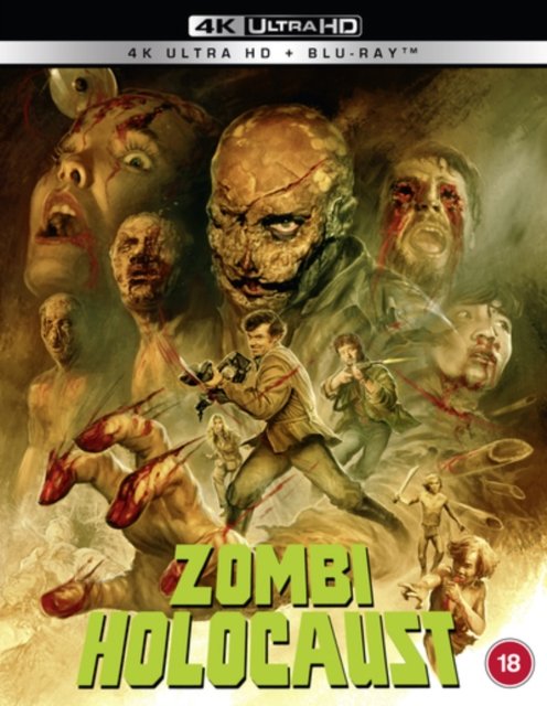 Cover for Zombie Holocaust (4K UHD Blu-ray) (2023)