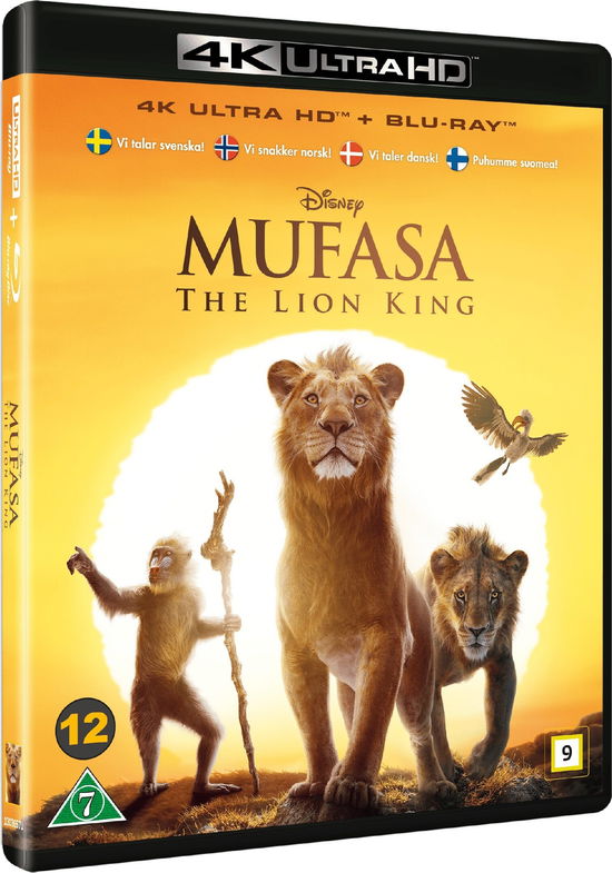 Cover for Lion King · Mufasa: the Lion King (4K UHD + Blu-ray) (2025)