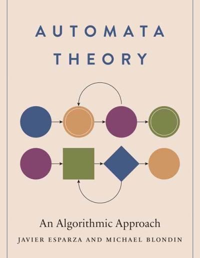 Cover for Javier Esparza · Automata Theory: An Algorithmic Approach (Hardcover Book) (2023)
