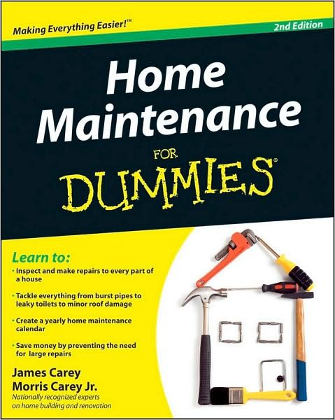 Cover for James Carey · Home Maintenance For Dummies (Paperback Book) (2009)