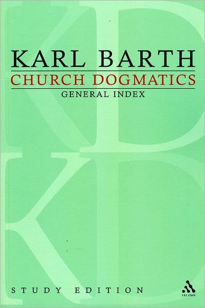 Cover for Karl Barth · Church Dogmatics Study Edition General Index - Church Dogmatics (Paperback Bog) (2011)