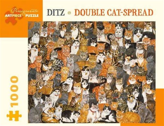 Cover for Ditz Double Cat-Spread 1000-Piece Jigsaw Puzzle (MERCH) (2017)