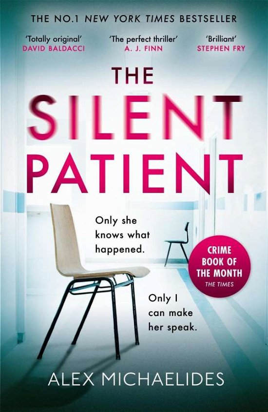Cover for Alex Michaelides · The Silent Patient (Paperback Bog) (2019)