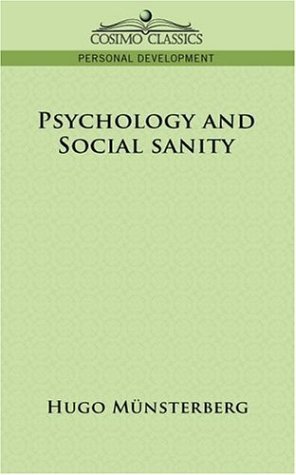 Cover for Hugo Munsterberg · Psychology and Social Sanity (Paperback Book) (2006)