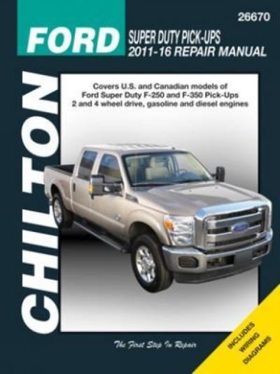Cover for Haynes Publishing · Ford Super-Duty Pick-ups ('11-'16) (Chilton) (Taschenbuch) (2017)