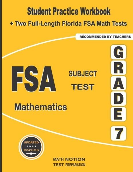 Cover for Michael Smith · FSA Subject Test Mathematics Grade 7 (Paperback Book) (2021)