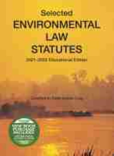 Cover for Robin Kundis Craig · Selected Environmental Law Statutes, 2021-2022 Educational Edition - Selected Statutes (Paperback Book) (2021)