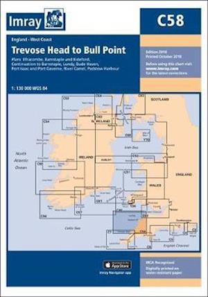 Cover for Imray Imray · Imray Chart C58: Trevose Head to Bull Point - C Charts (Paperback Book) [New edition] (2018)