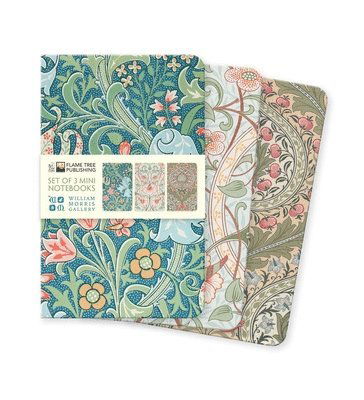 William Morris Gallery Set of 3 Mini Notebooks - Mini Notebook Collections - - Books - Flame Tree Publishing - 9781835625637 - August 12, 2025