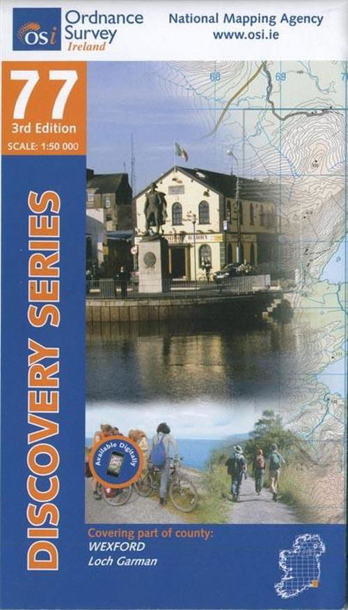 Cover for Ordnance Survey Ireland · Discovery Map 77 Wexford (Kort) [3 Revised edition] (2012)