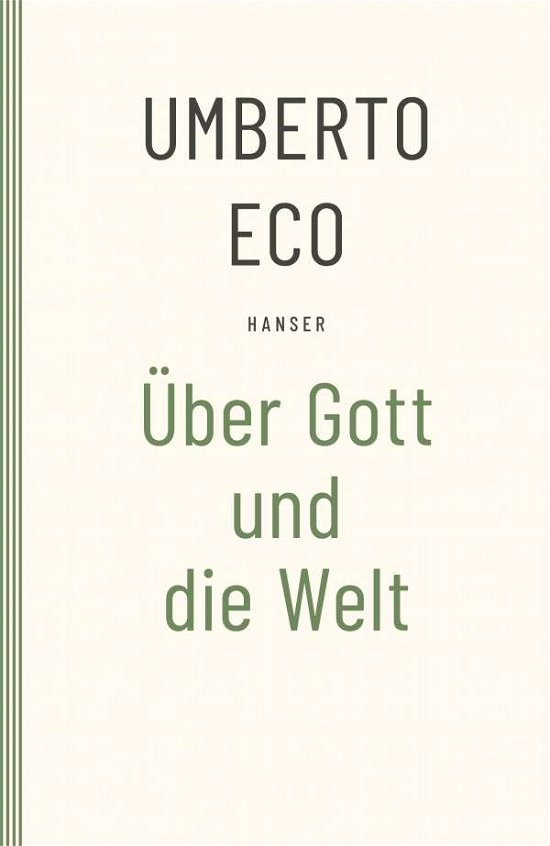Cover for Eco · Über Gott und die Welt (Bok)