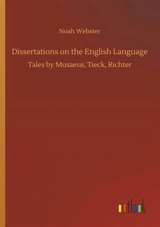 Cover for Webster · Dissertations on the English La (Buch) (2018)