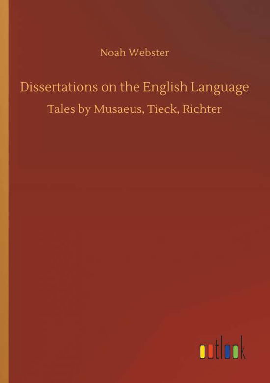 Cover for Webster · Dissertations on the English La (Book) (2018)